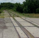 Abandoned right of way, looking south